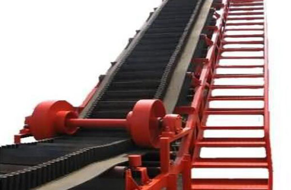 DJ, DJ II large dip angle conveyor with corrugated sidewall belt